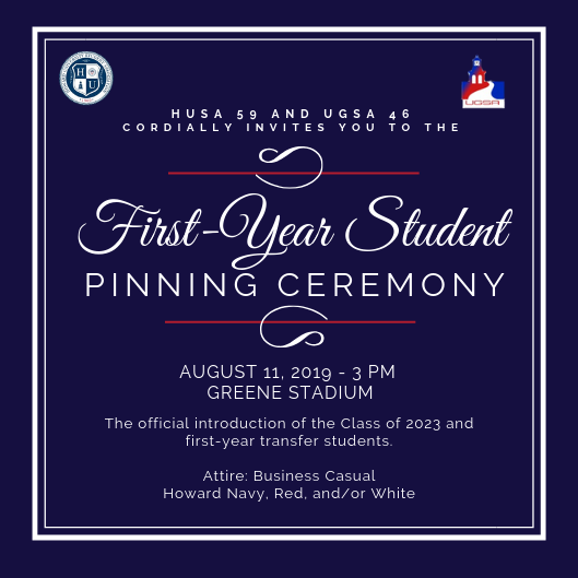 Pinning Ceremony Alumni Volunteer Registration Howard University